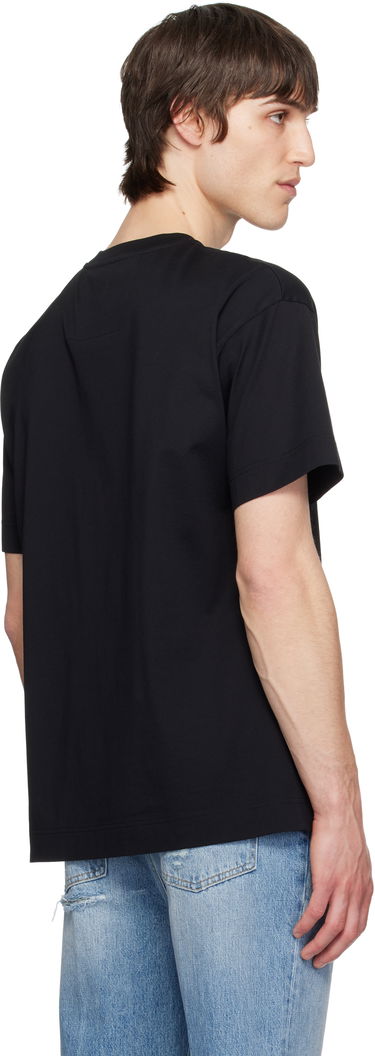 T-paita Givenchy Givenchy 4G Sketch Print Regular Fit T-Shirt Musta | BM71MG3YQD001, 2