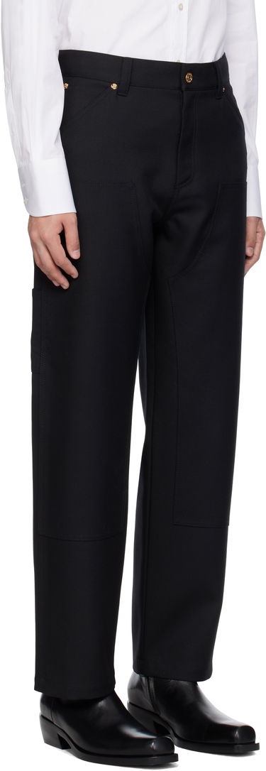 Cargo housut Versace Versace Carpenter Trousers Musta | 1018885_1A08771, 1
