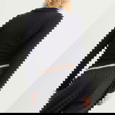 Poolopaita Baserange Long Sleeve Wool Polo Top, Size X-Small Tummansininen | TTDLS-WR-WI25, 3