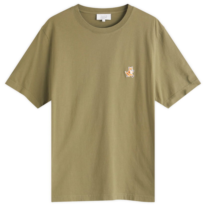 T-paita MAISON KITSUNÉ Maison Kitsuné Speedy Fox Patch Comfort T-Shirt, Large Vihreä | MM00125KJ0008-0079