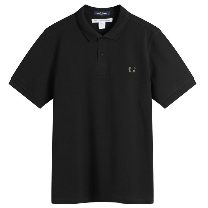 Poolopaita Comme des Garçons Back Print Polo Shirt Musta | FN-T105-1
