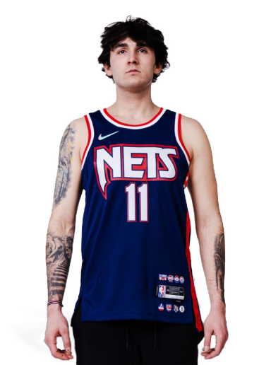 Jersey Nike Dri-Fit Kyrie Irving Brooklyn Nets City Edition NBA Swingman Jersey Tummansininen | DB4018-400