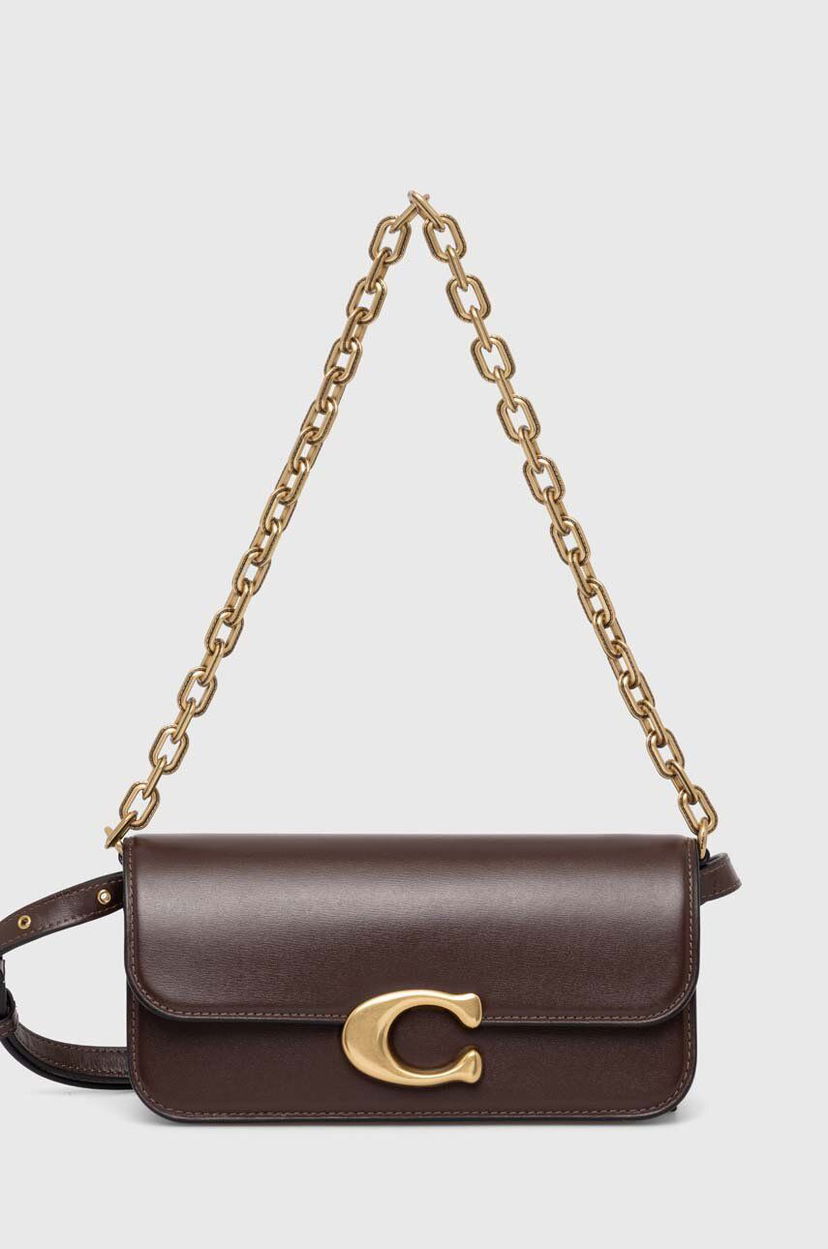Olkalaukku Coach Leather Shoulder Bag Musta | CP120
