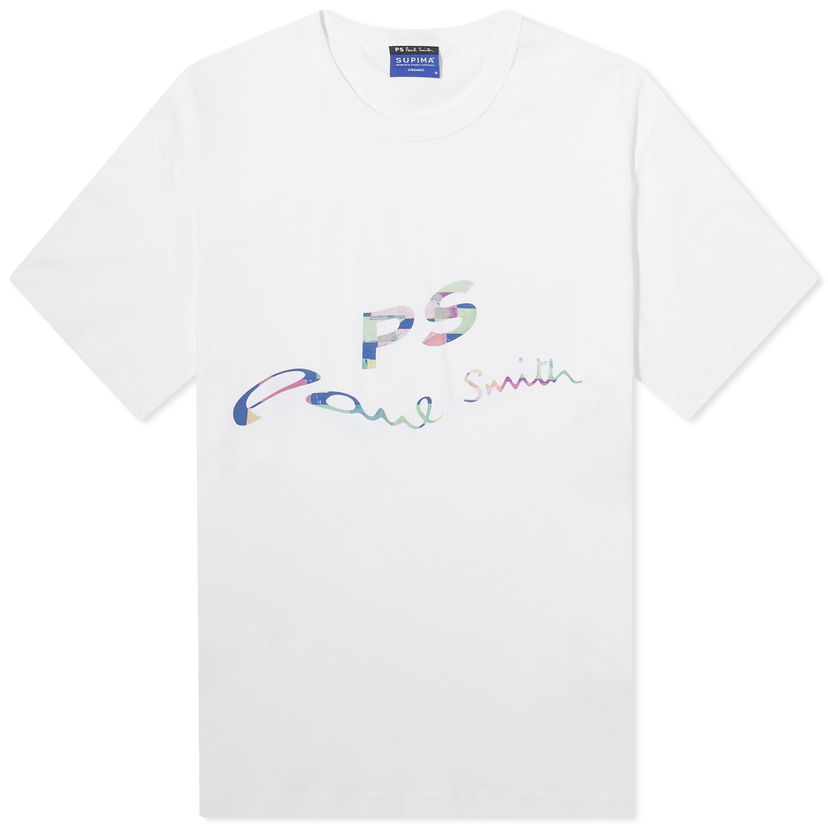 T-paita Paul Smith PS Logo T-Shirt by Paul Smith Valkoinen | M2R-731Y-MP4541-01