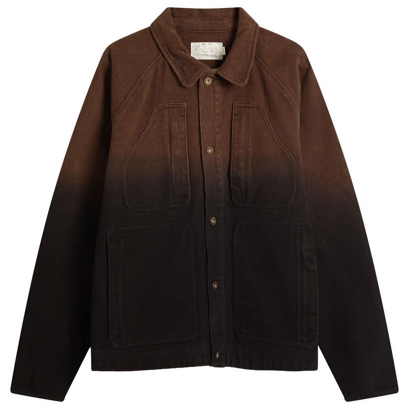 Takki Dime Dime Dipped Chore Jacket, Size Large Ruskea | DIMESU252-BRW