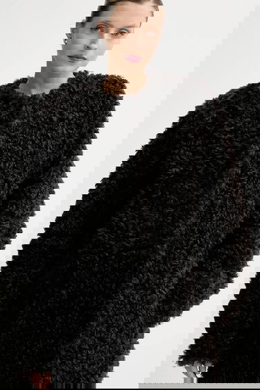 Takit STAND STUDIO Stand Studio Renata Long Curly Coat Musta | 66551.9396, 4