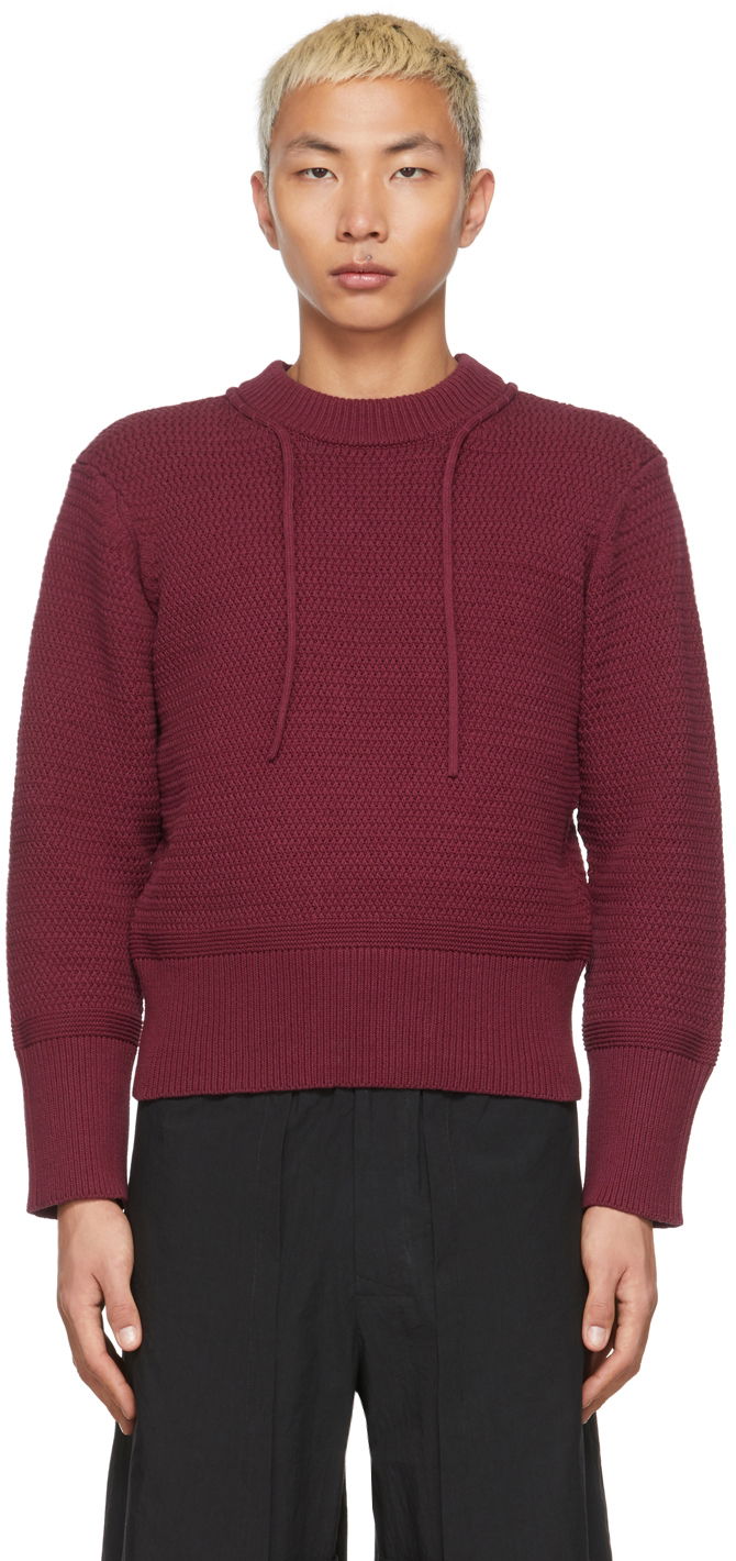 Villapaita Craig Green Knot Detail Knit Sweater Punainen | CGSS22CKNJU02