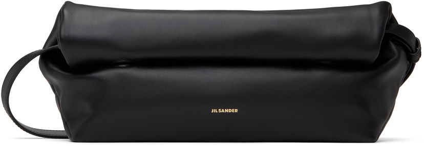 Olkalaukku Jil Sander Rollup Crossbody Small Bag Musta | J08WG0044_P7217
