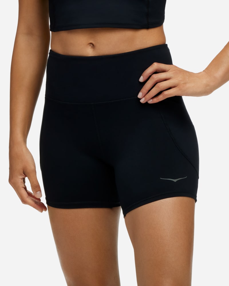 Shortsit Hoka One One Elaro 5'' Bike Shorts Musta | 1141761-BLK