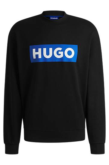 Villapaita BOSS HUGO Sweatshirt with Logo Musta | 50522375