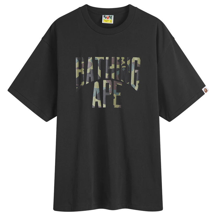 T-paita BAPE A Bathing Ape 1st Camo NYC Logo T-Shirt Musta | 001TEK301011M-BLK