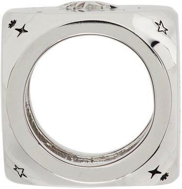 Sormus We11done We11done Logo & Graphic Ring Metallinen | WD-AJ1-22-716-U-SV, 1