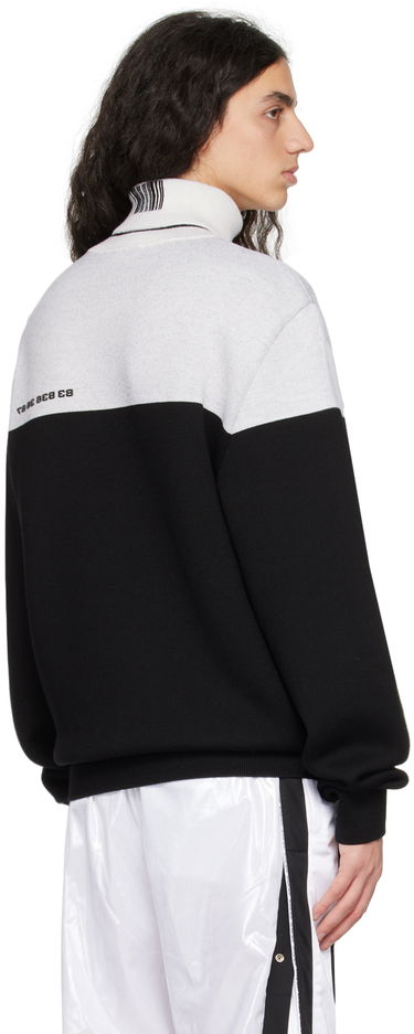 Villapaita VETEMENTS Colorblocked Turtleneck Musta | VL16KN420B, 2