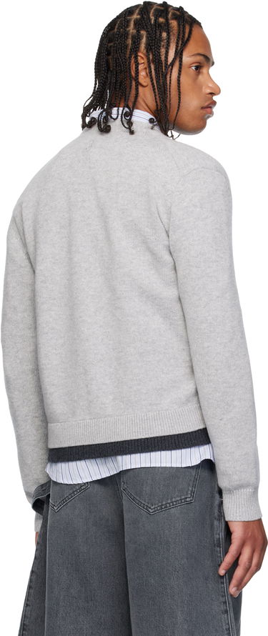 Villapaita JW Anderson JW Anderson Layered Cardigan Harmaa | KW1434-YN0423, 2
