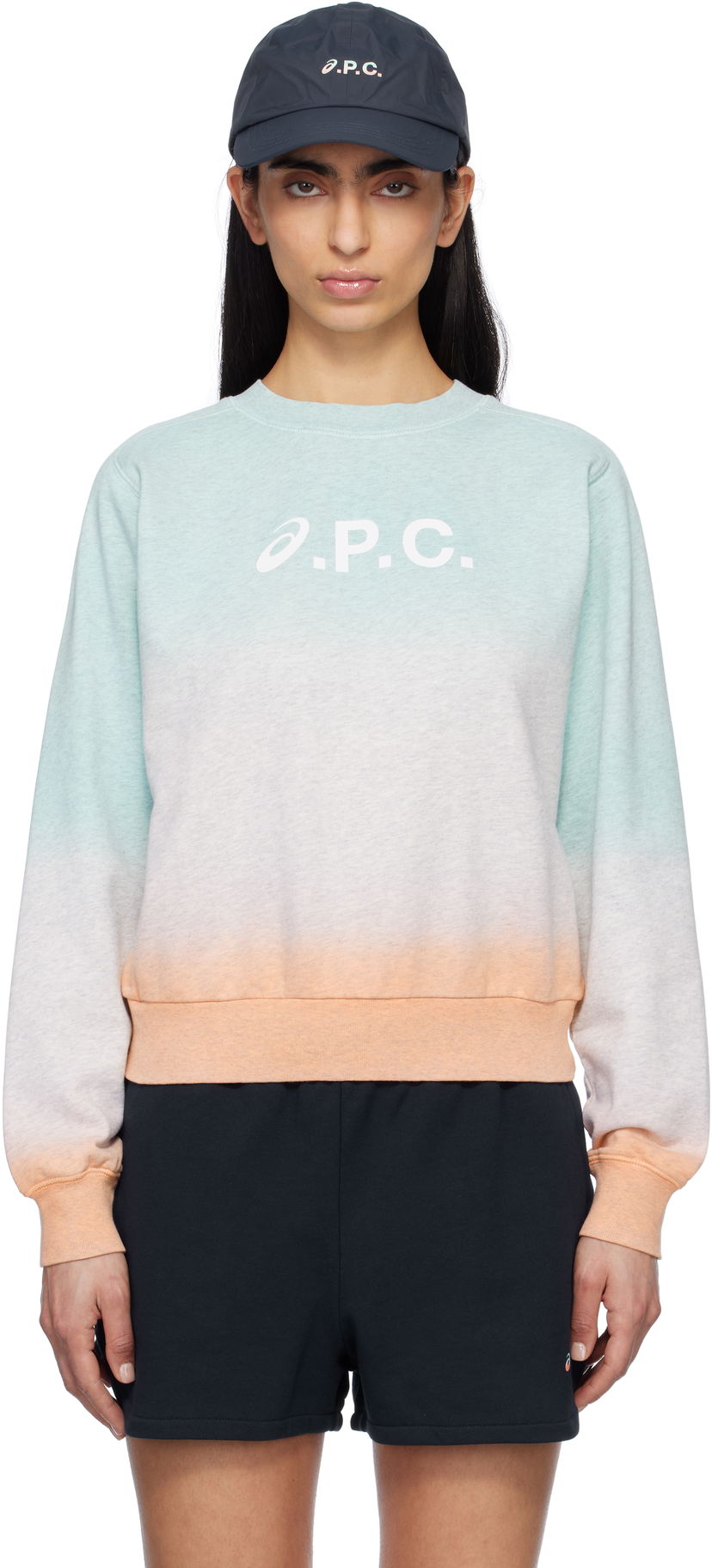 Villapaita A.P.C. A.P.C. ASICS Edition Dip Dye Sweatshirt Oranssi | COEZD-F27957