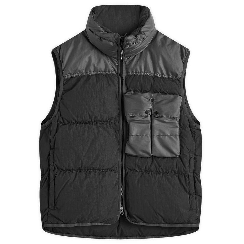 Liivi C.P. Company Chrome-R Mixed Down Vest Musta | 17CMOW033A-006369M-999