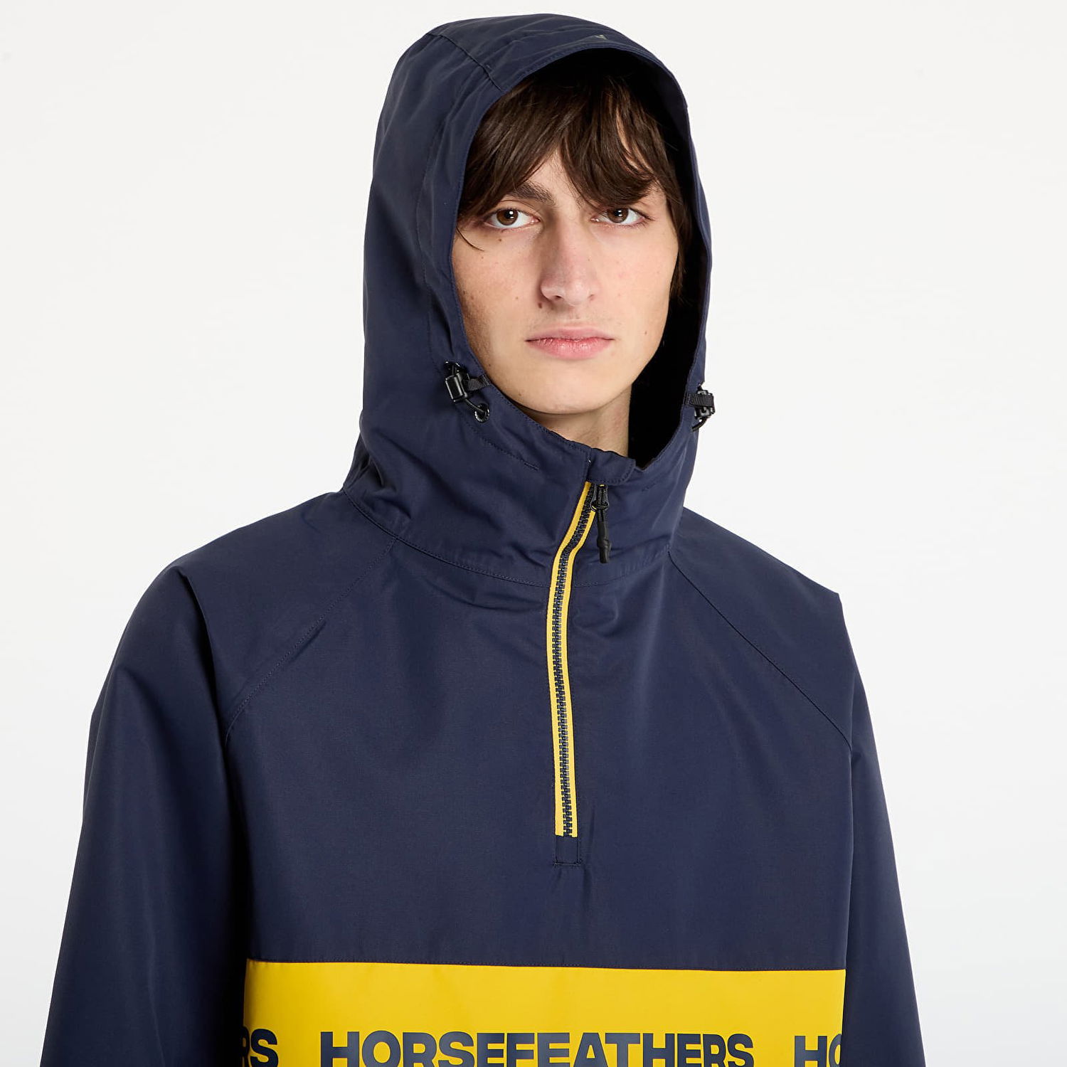 Tuulitakki Horsefeathers Gordie Colorblock Hooded Pullover Jacket Monivärinen | OM322I, 1