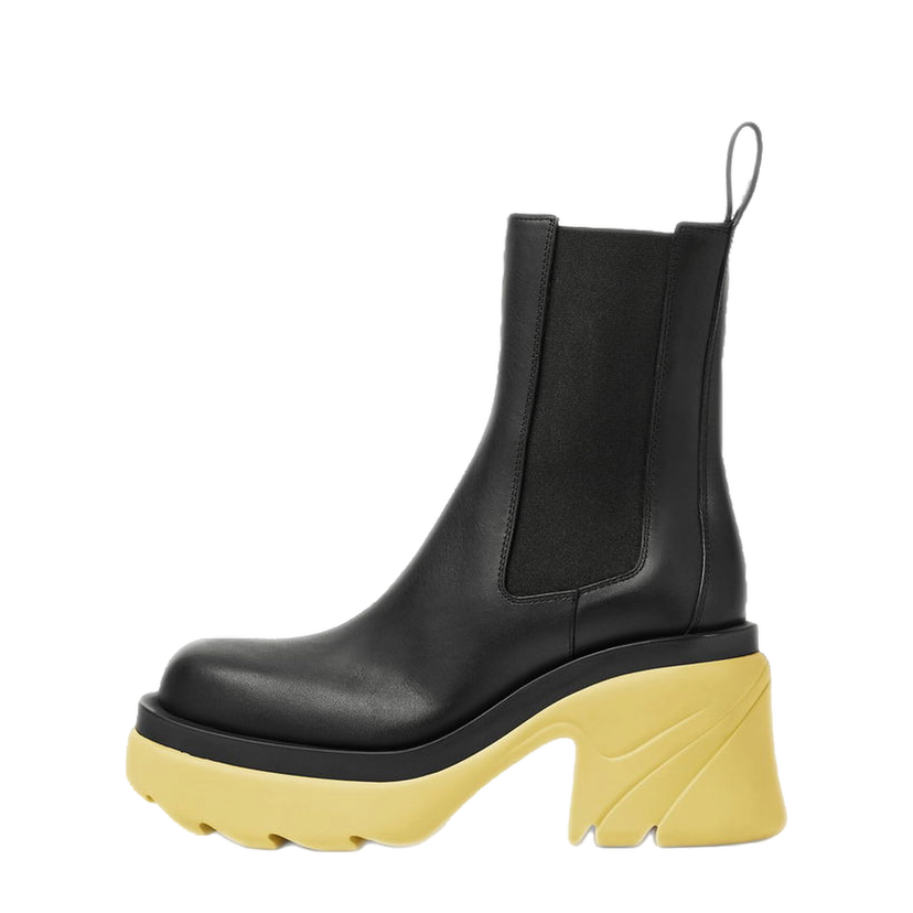 Tennarit ja kengät Bottega Veneta Flash Platform Ankle Boots Musta | 667148VBS501482