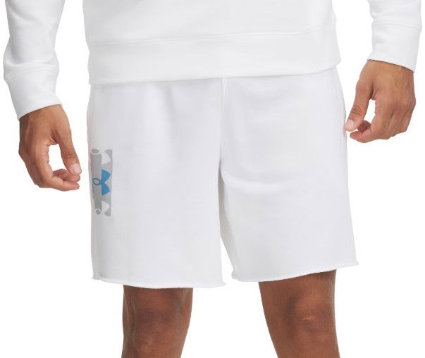 Shortsit Under Armour Rival Terry Logo 8in Shorts Valkoinen | 1390147-100