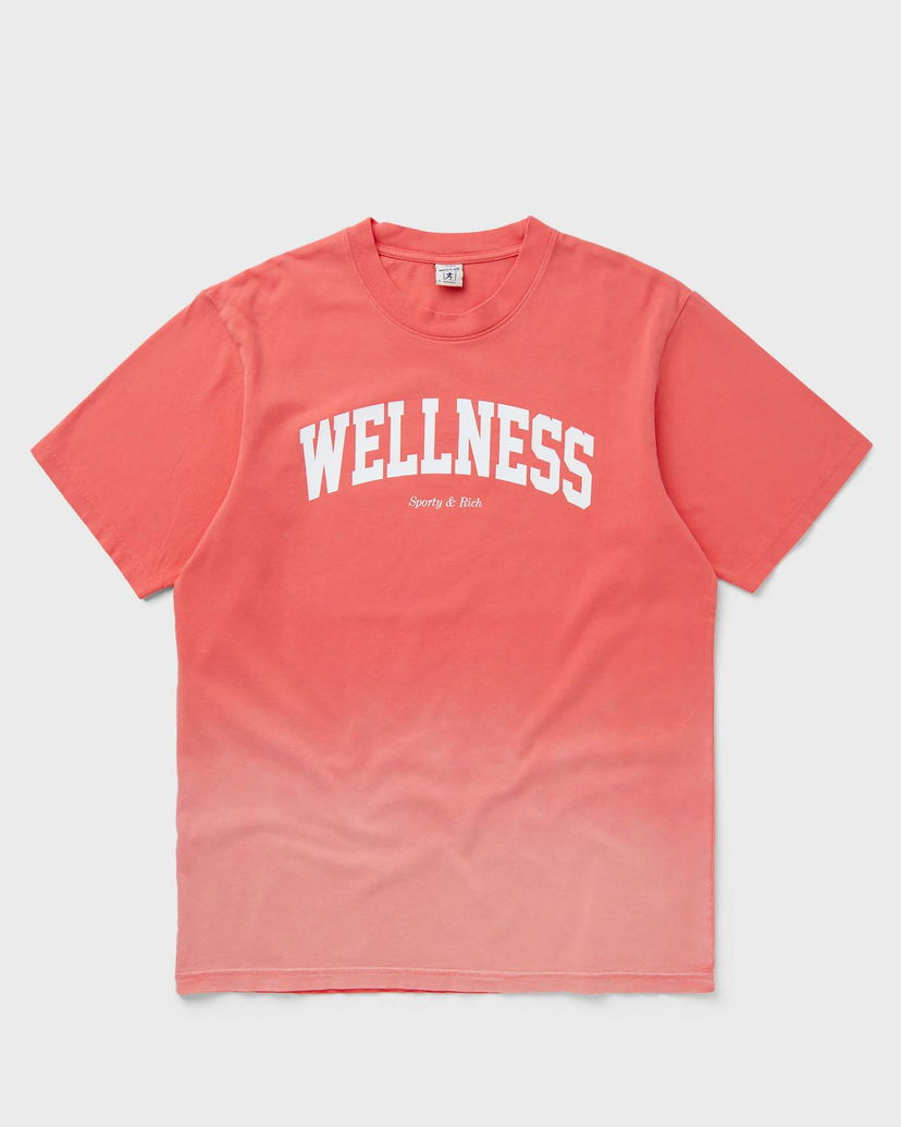 T-paita Sporty & Rich Wellness Ivy Dip Dye T-Shirt Vaaleanpunainen | TO042S413WP