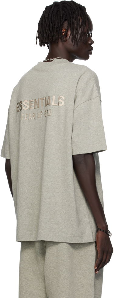 T-paita Fear of God Fear of God ESSENTIALS Classic Fit T-shirt Harmaa | 125SP254195F, 2