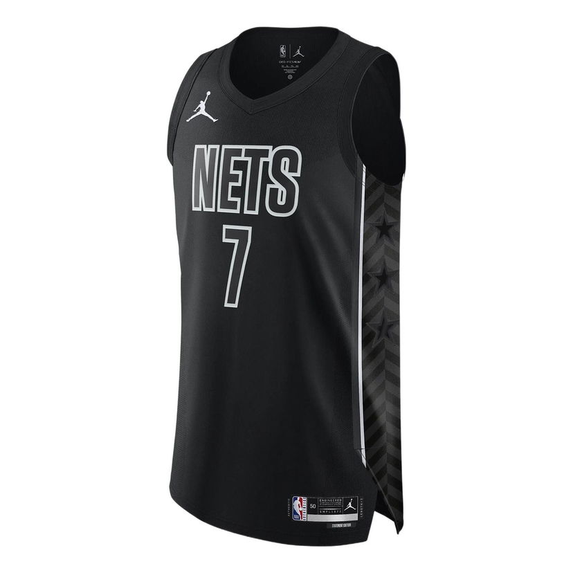 Tankkitoppi Jordan NBA Brooklyn Nets 'Kevin Durant 7' Jersey Musta | DQ0140-011