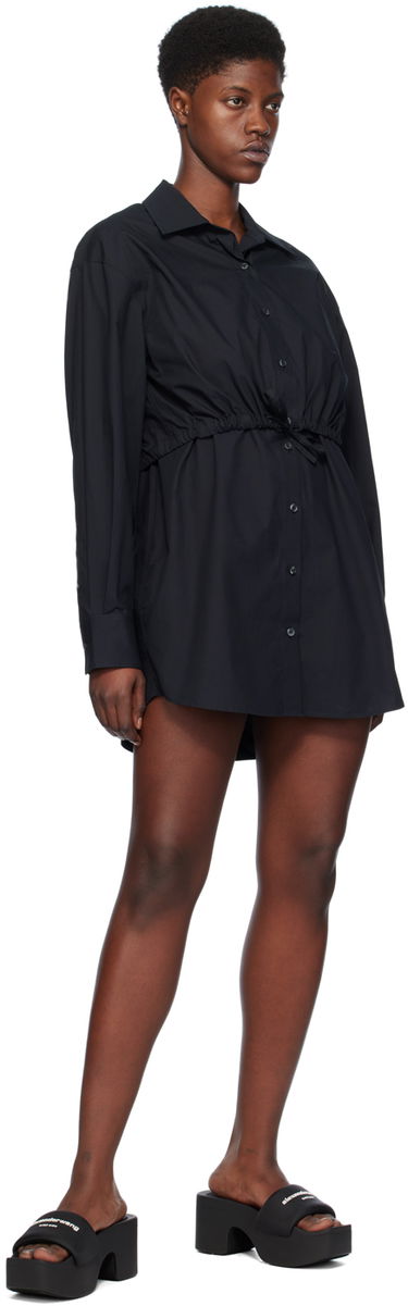 Mekko Alexander Wang Layered Shirt Dress Musta | 4WC1246245, 3