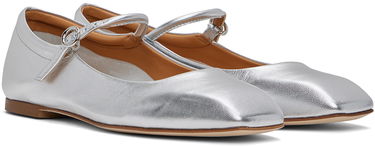 Vaatteet Aeyde Aeyde Uma Ballerina Flats Metallinen | A11-FL-RAZS08FL-123-920-051, 3