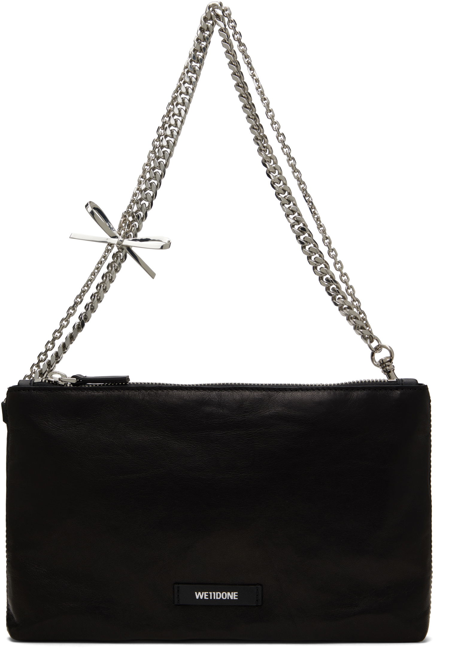 Olkalaukku We11done We11done Ribbon Chain Shoulder Bag Musta | WD-AB0-25-480-U-BK, 0