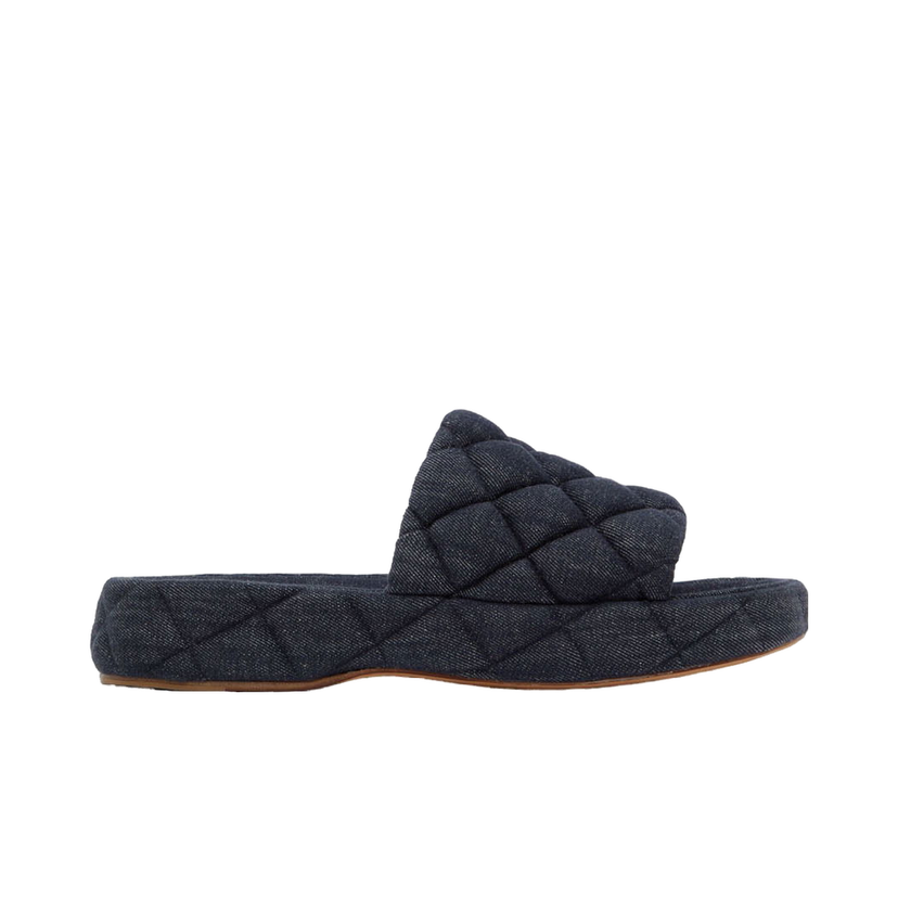 Tennarit ja kengät Bottega Veneta Denim Slide Sandals Sininen | 709004 V26M0