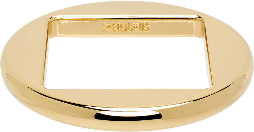 Sormus Jacquemus Jacquemus 'Le bracelet rond' Round Bracelet Metallinen | 23H233JW633-5845