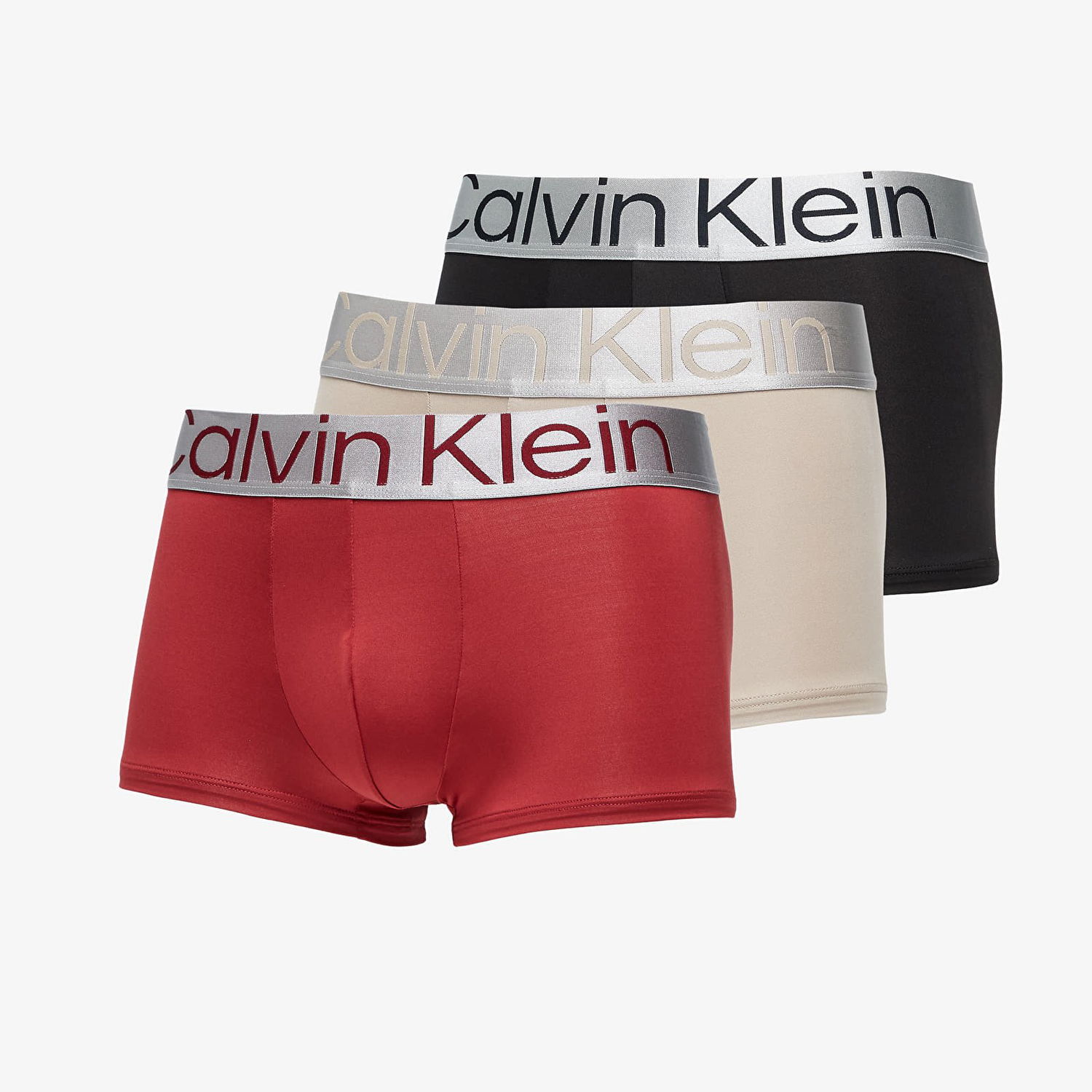 Nyrkkeilijät CALVIN KLEIN Reconsidered Steel Microfiber Low Rise Trunk Monivärinen | NB3074A 6IF, 0