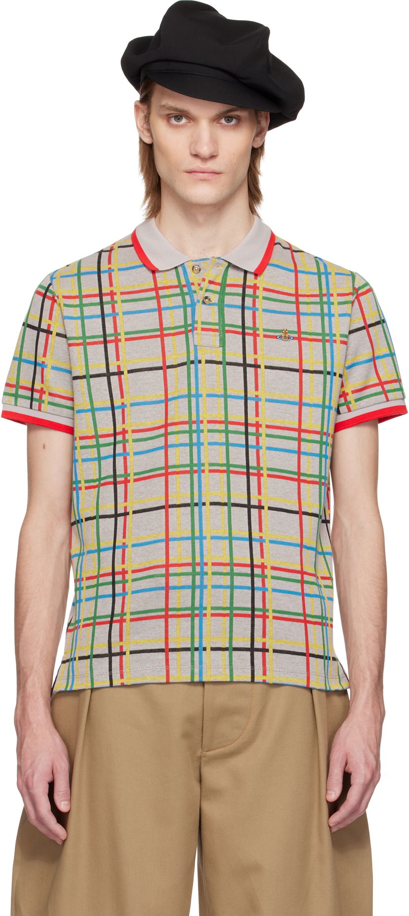 Poolopaita Vivienne Westwood Vivienne Westwood Classic Plaid Polo Monivärinen | 2H01000I-J009E-