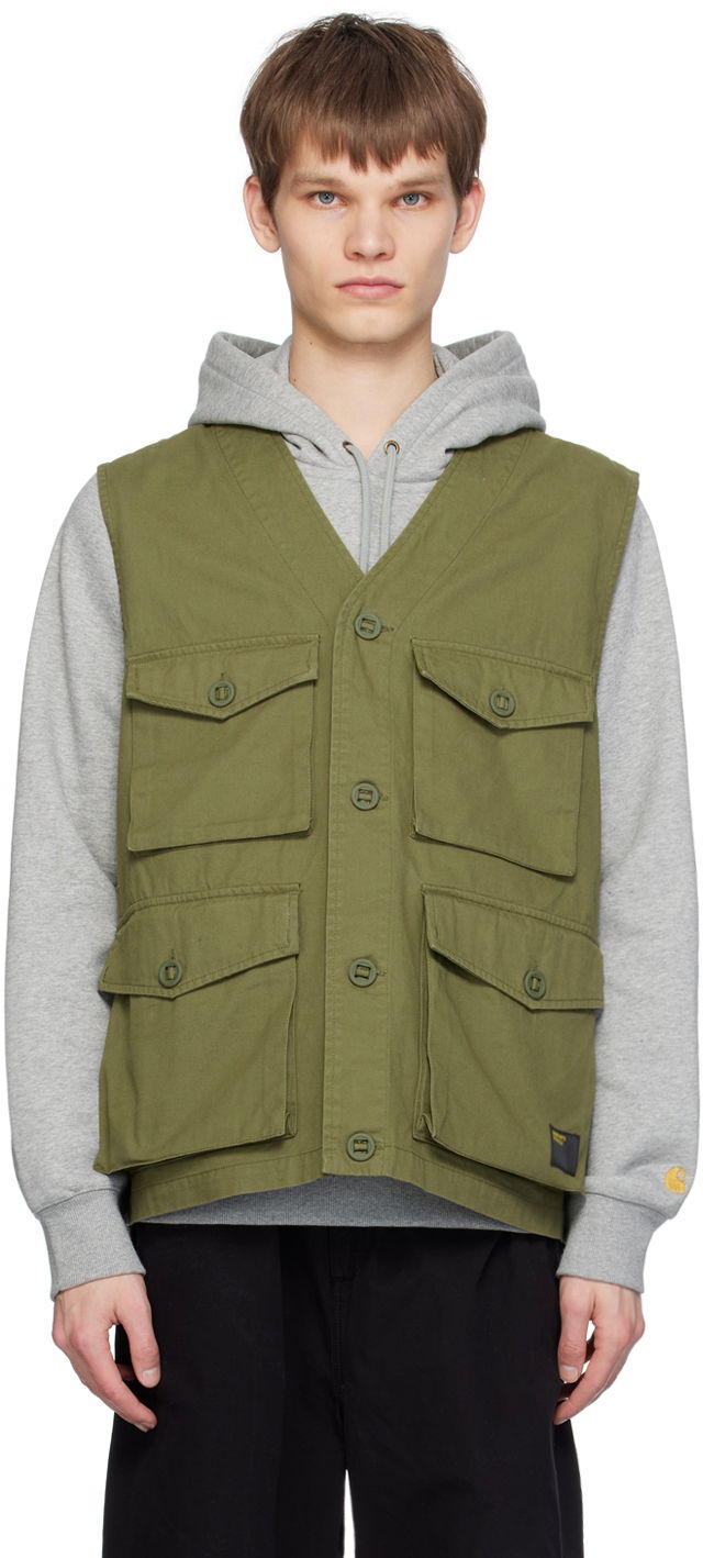 Liivi Carhartt WIP Work In Progress Utility Pocket Vest Vihreä | I032980
