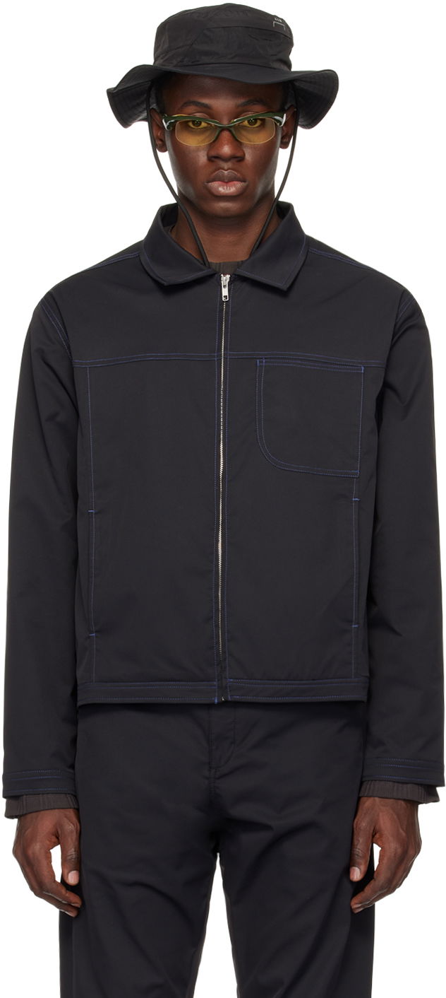 Takki AFFXWRKS Boxed Zip-Up Jacket Musta | SS24JK05