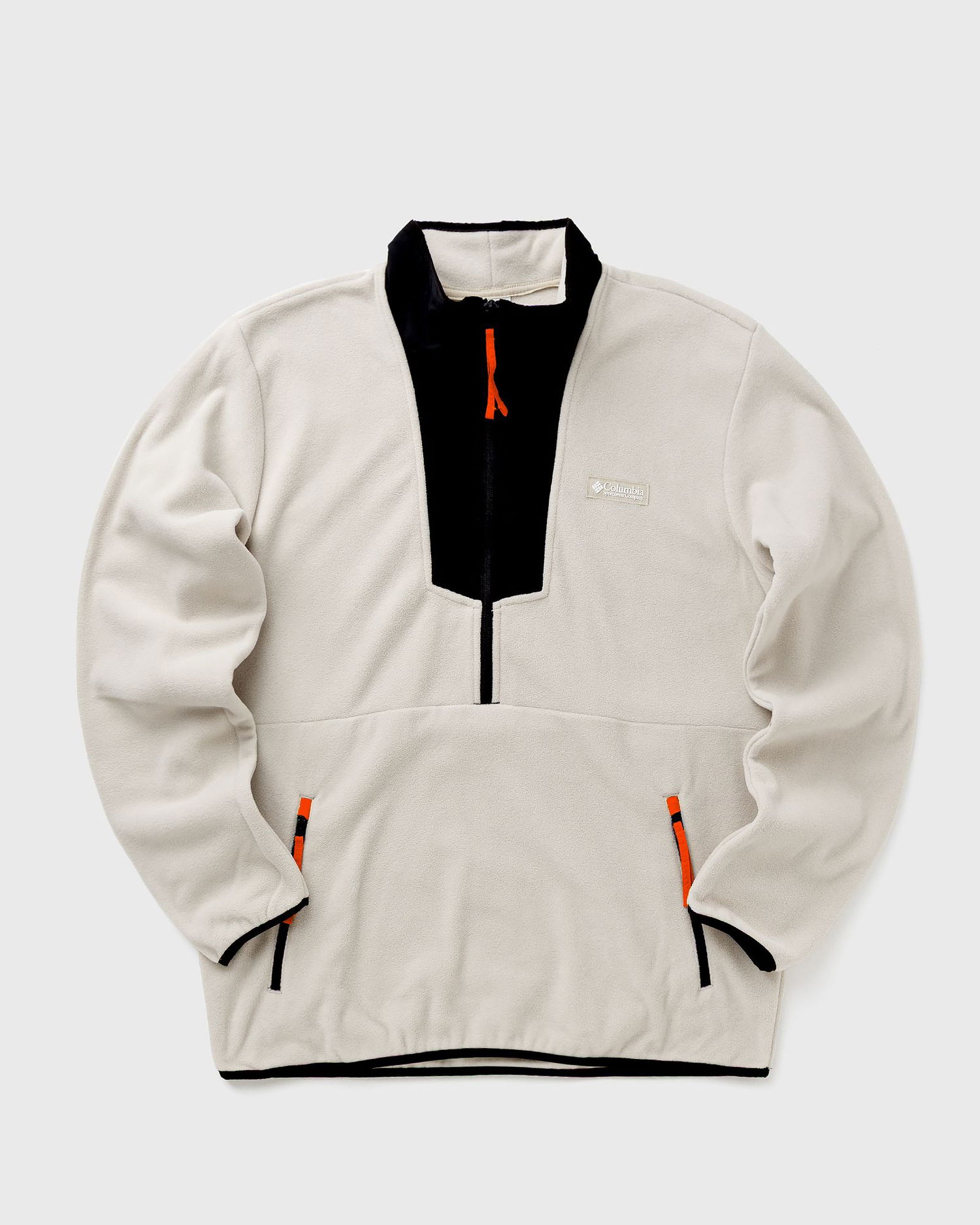 Huppari Columbia Sequoia Grove Half Zip Fleece Pullover with Zippered Pockets Beige | 2095901277, 1