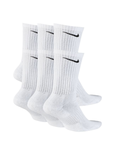 Sukat Nike Everyday Cushioned Training Crew Socks Valkoinen | SX7666-100