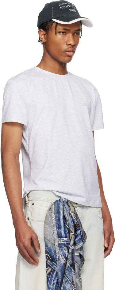 T-paita Acne Studios Acne Studios Regular Fit T-Shirt Harmaa | CL0308-, 4