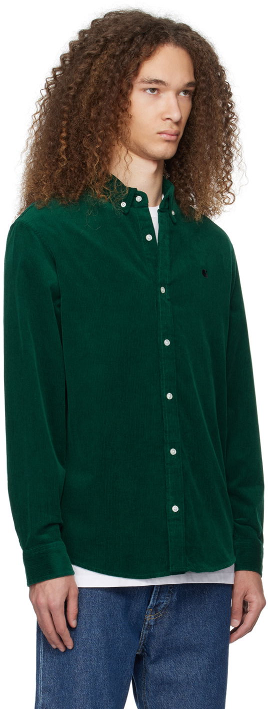 Paita Carhartt WIP Corduroy Button-Down Shirt Vihreä | I030580, 1