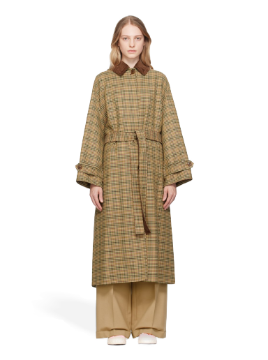 Takit KENZO Paris Hooded Trench Coat Beige | FD62MA0699GH