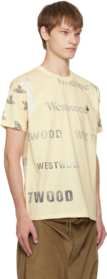 T-paita Vivienne Westwood Vivienne Westwood Labels Classic T-Shirt Keltainen | 3G010013-J006E-, 1