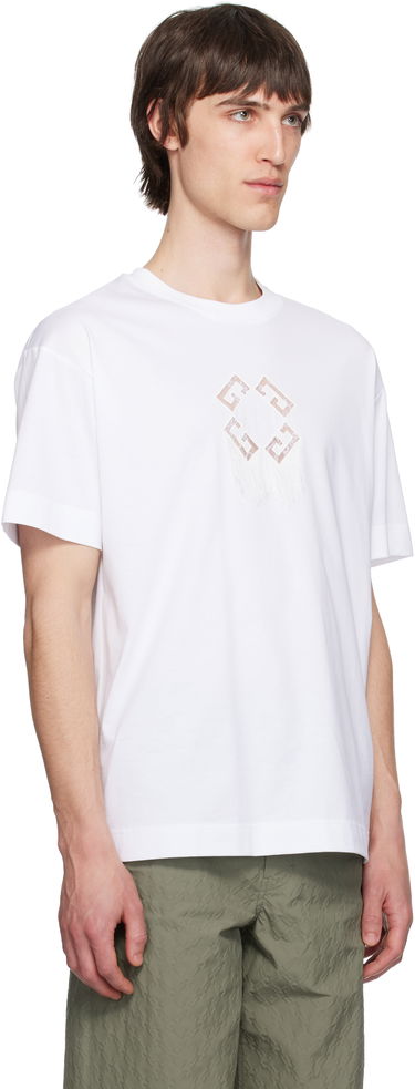 T-paita Givenchy Givenchy Monogram 72 Cotton T-Shirt Valkoinen | BM71MGG213100, 1
