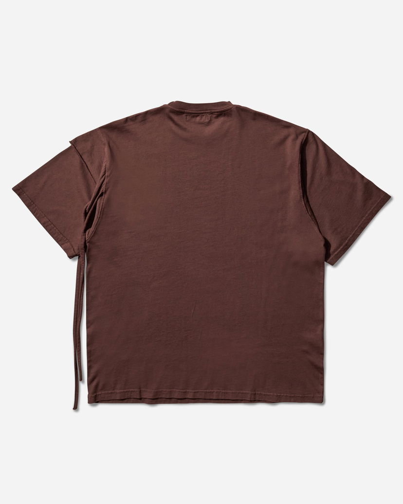 T-paita Ottolinger Julien Ceccaldi Deconstructed Boxy T-Shirt Ruskea | 11510241505 BRW
