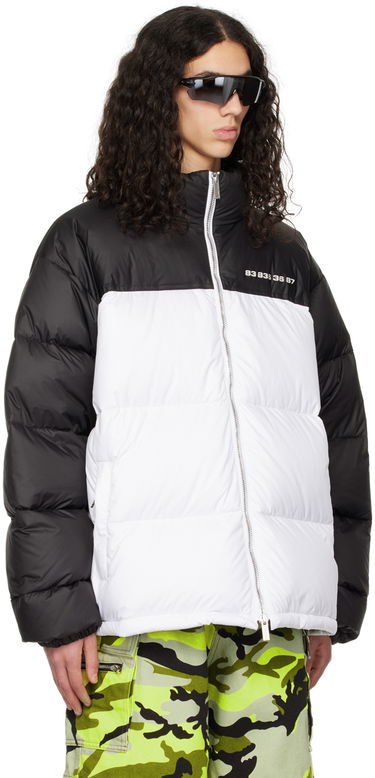 Puffer takki VETEMENTS Colorblock Down Jacket Valkoinen | VL14JA280W, 1