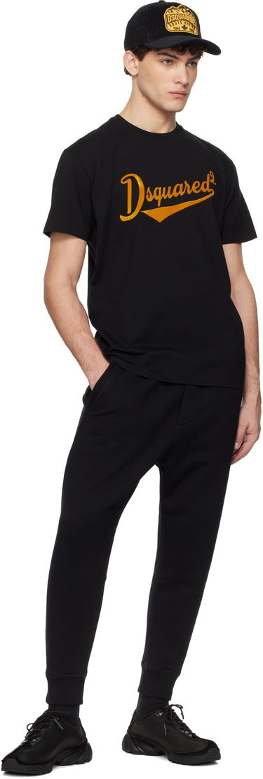 Verryttelyhousut DSQUARED2 Dsquared2 Dean Fit Relax Sweatpants Musta | S74KB1001_S25516, 3