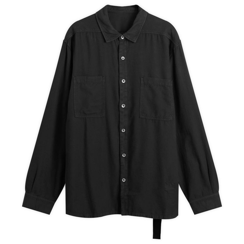 Paita Rick Owens DRKSHDW Jumbo Overshirt, Size Large Musta | DU02E7299-CFL-09