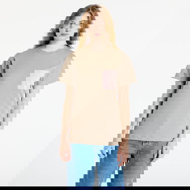 T-paita Horsefeathers Pyper Top T-shirt with contrasting pocket Beige | SW957A, 0