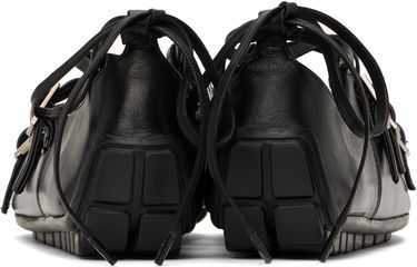 Vaatteet Simone Rocha Simone Rocha Ghillie Grip Ballerina Flats Musta | BPT2 0777, 1