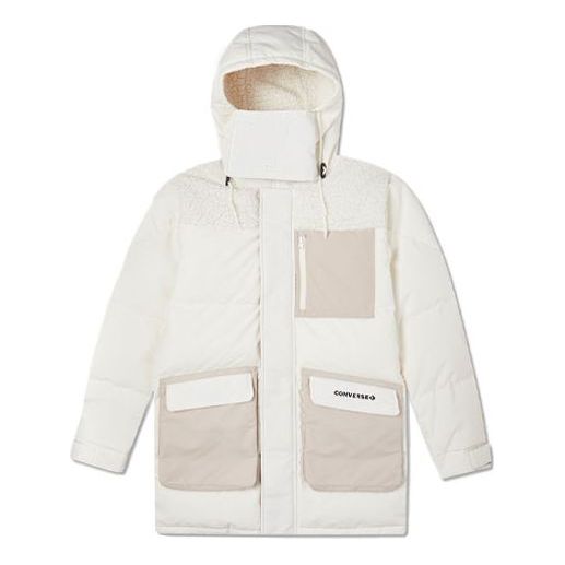 Puffer takki Converse Premium Mid Down Jacket Valkoinen | 10021971-A03