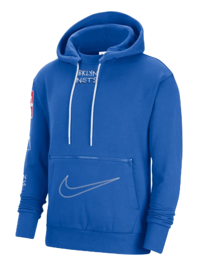 Huppari Nike NBA Brooklyn Nets Courtside City Edition Fleece Pullover Hoodie Sininen | DN9950-463
